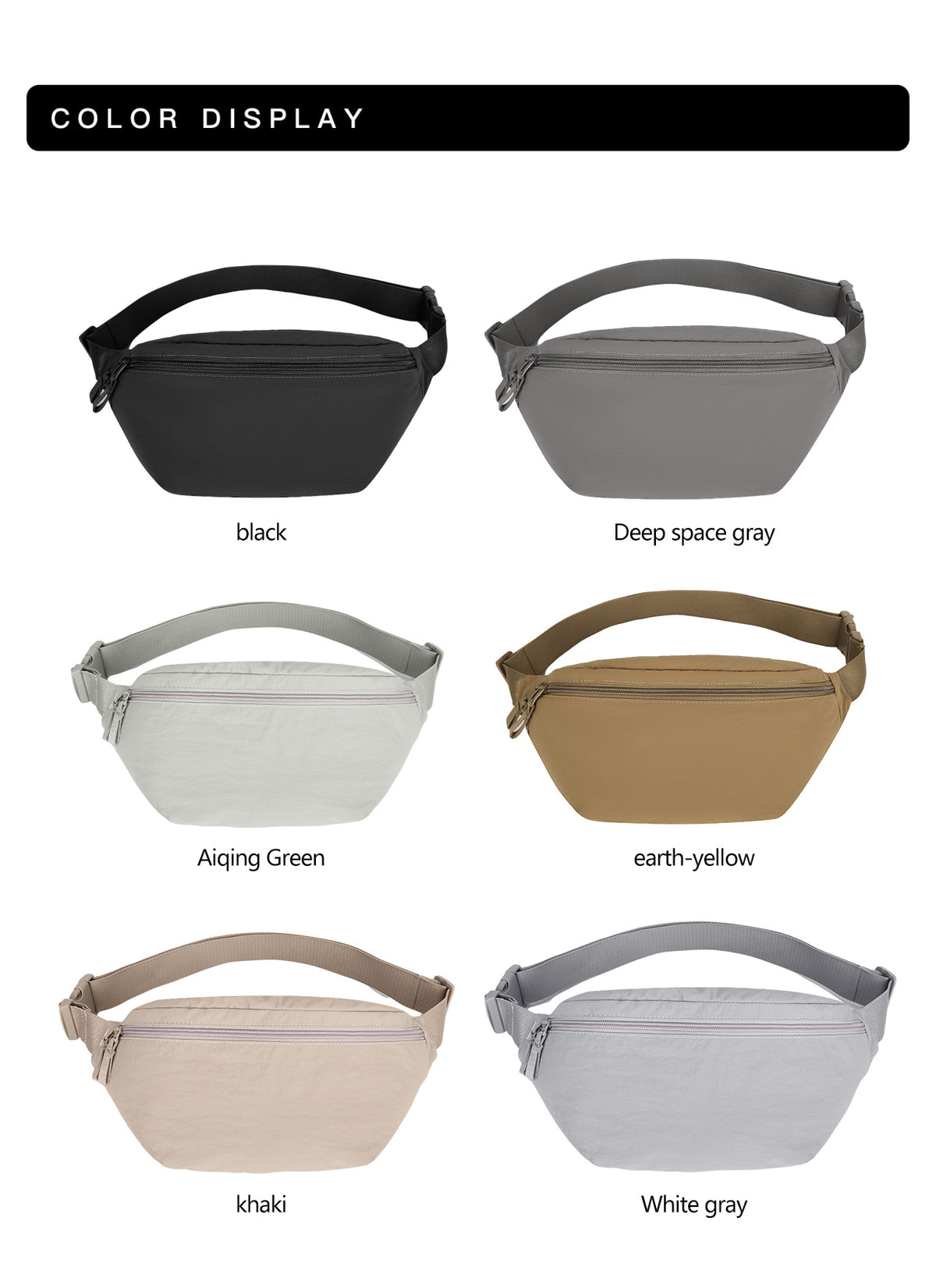 Unisex Belt Bag MBB24T01 - Vacuum Compression backpacks, Gun Bags, Tactical Bags MOQ From 24pcs | BaystorySupply