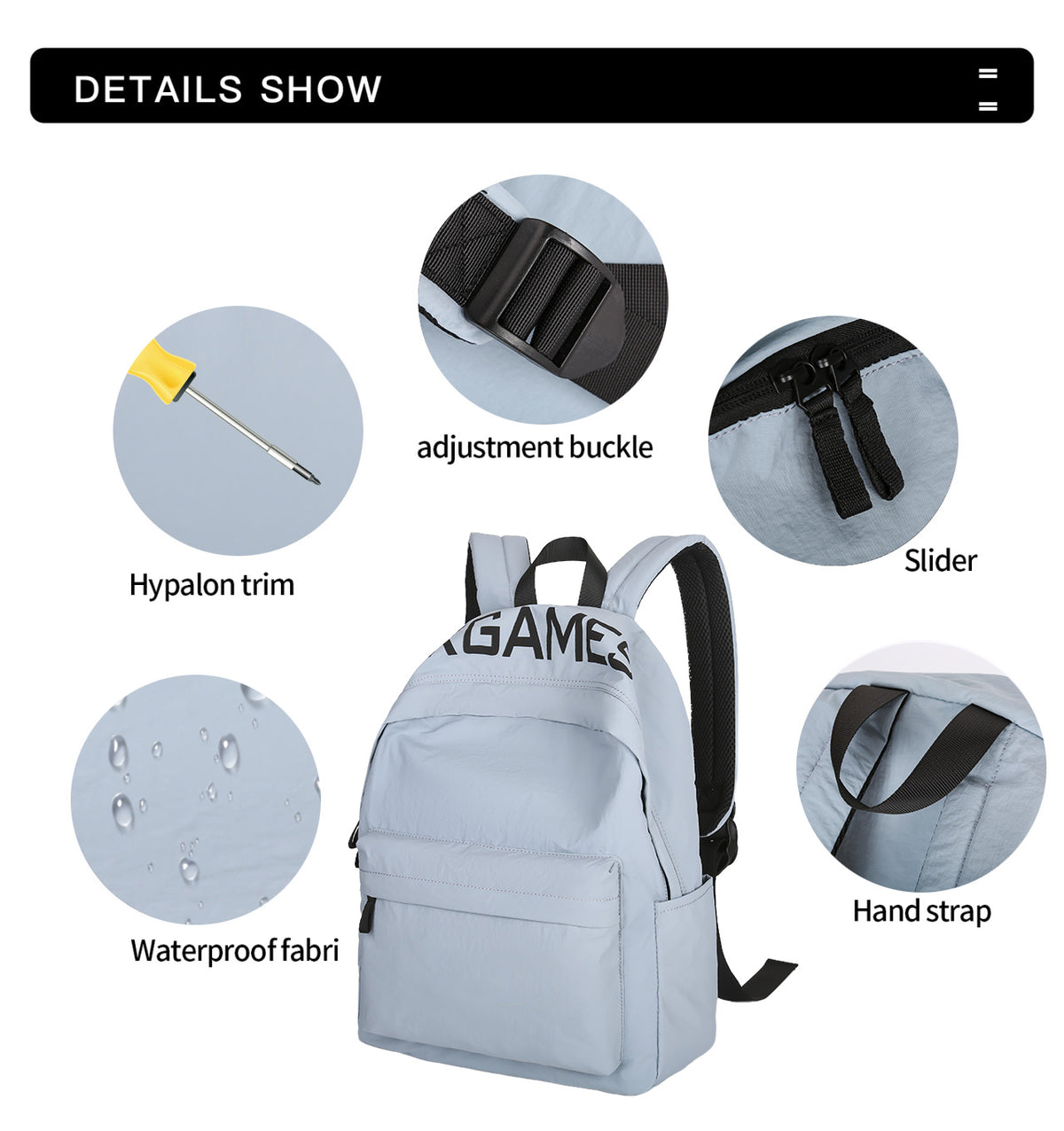 Unisex Backpack MBP24T03 - Baystory