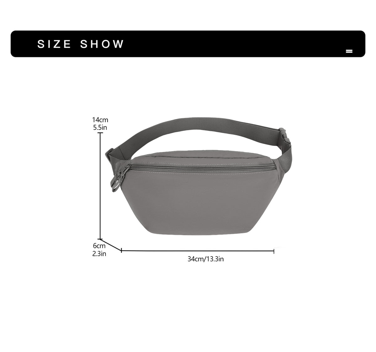 Unisex Belt Bag MBB24T01 - Vacuum Compression backpacks, Gun Bags, Tactical Bags MOQ From 24pcs | BaystorySupply