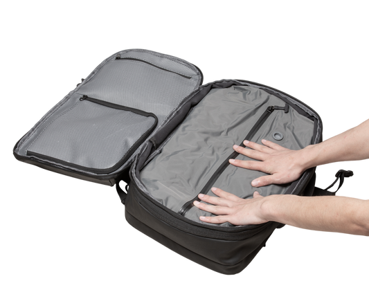 Vacuum Compression Backpack MBP25W37 - Space Saving Travel Backpack | 50% More Packing Space |