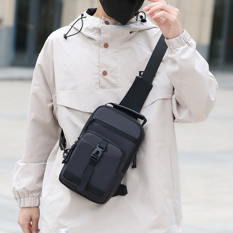 Men’s Sling Bag MSB24S207 - Vacuum Compression backpacks, Gun Bags, Tactical Bags MOQ From 24pcs | BaystorySupply