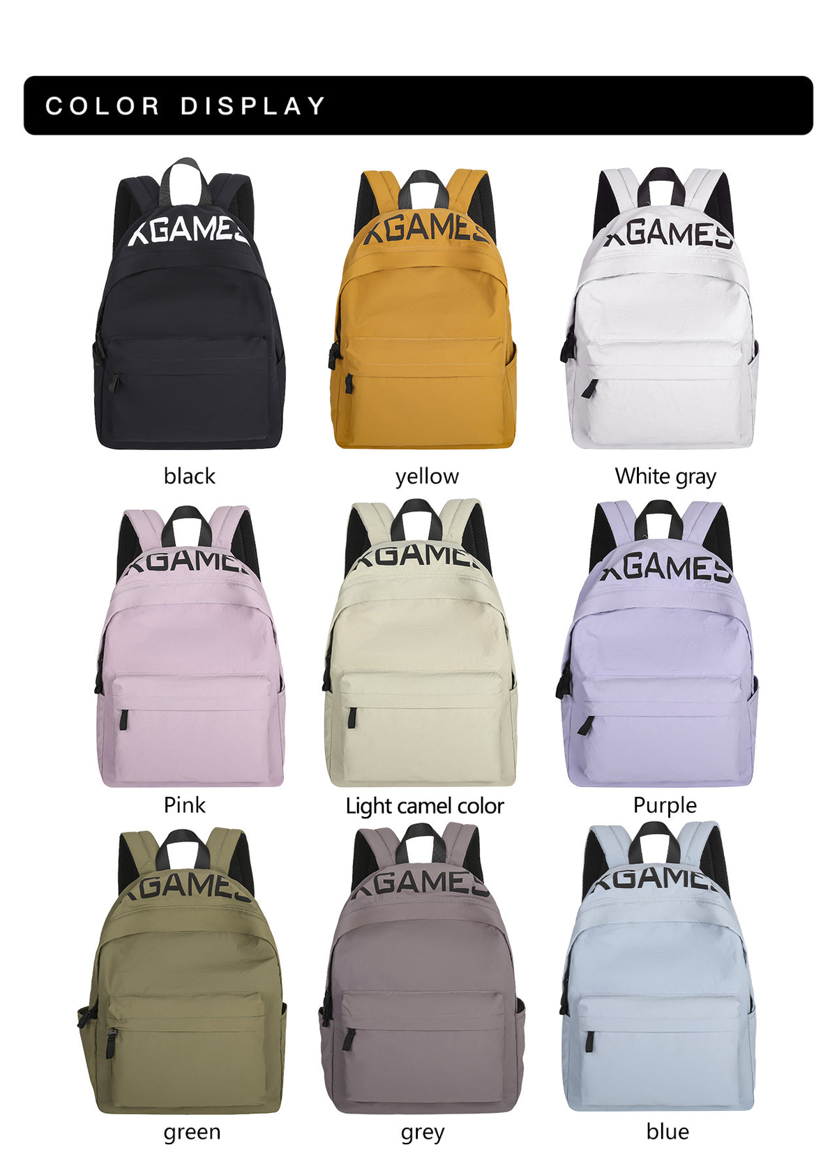 Unisex Backpack MBP24T03 - Baystory