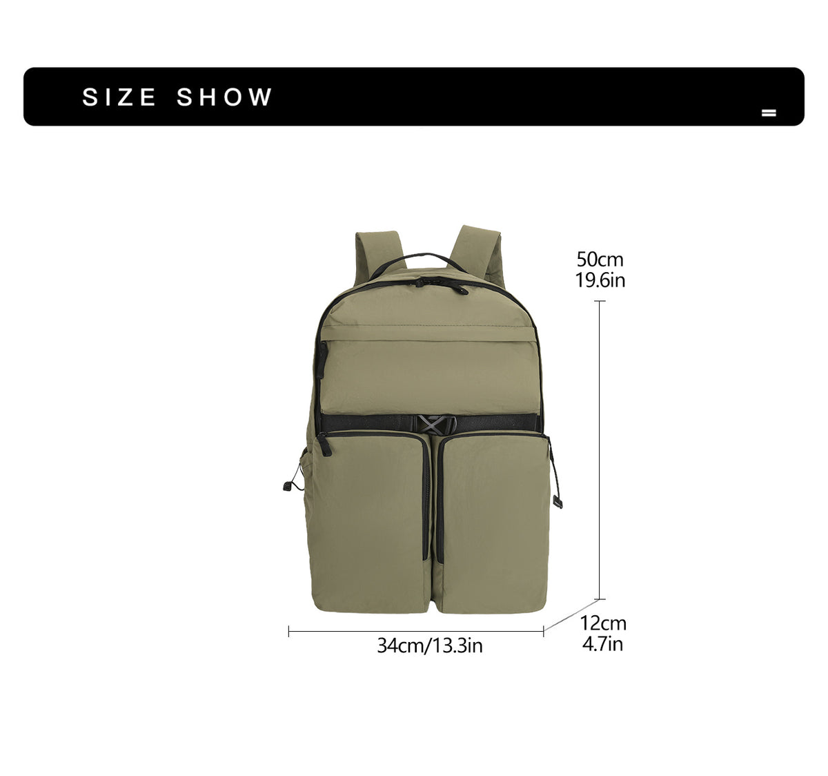 Unisex Backpack MBP24T04 - Baystory