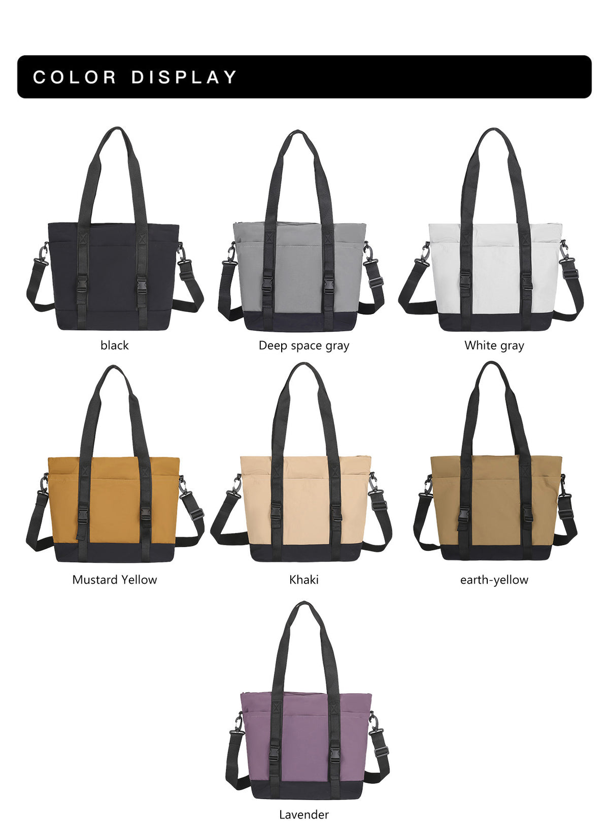 Unisex Tote Bag MTB24T02 - Vacuum Compression backpacks, Gun Bags, Tactical Bags MOQ From 24pcs | BaystorySupply