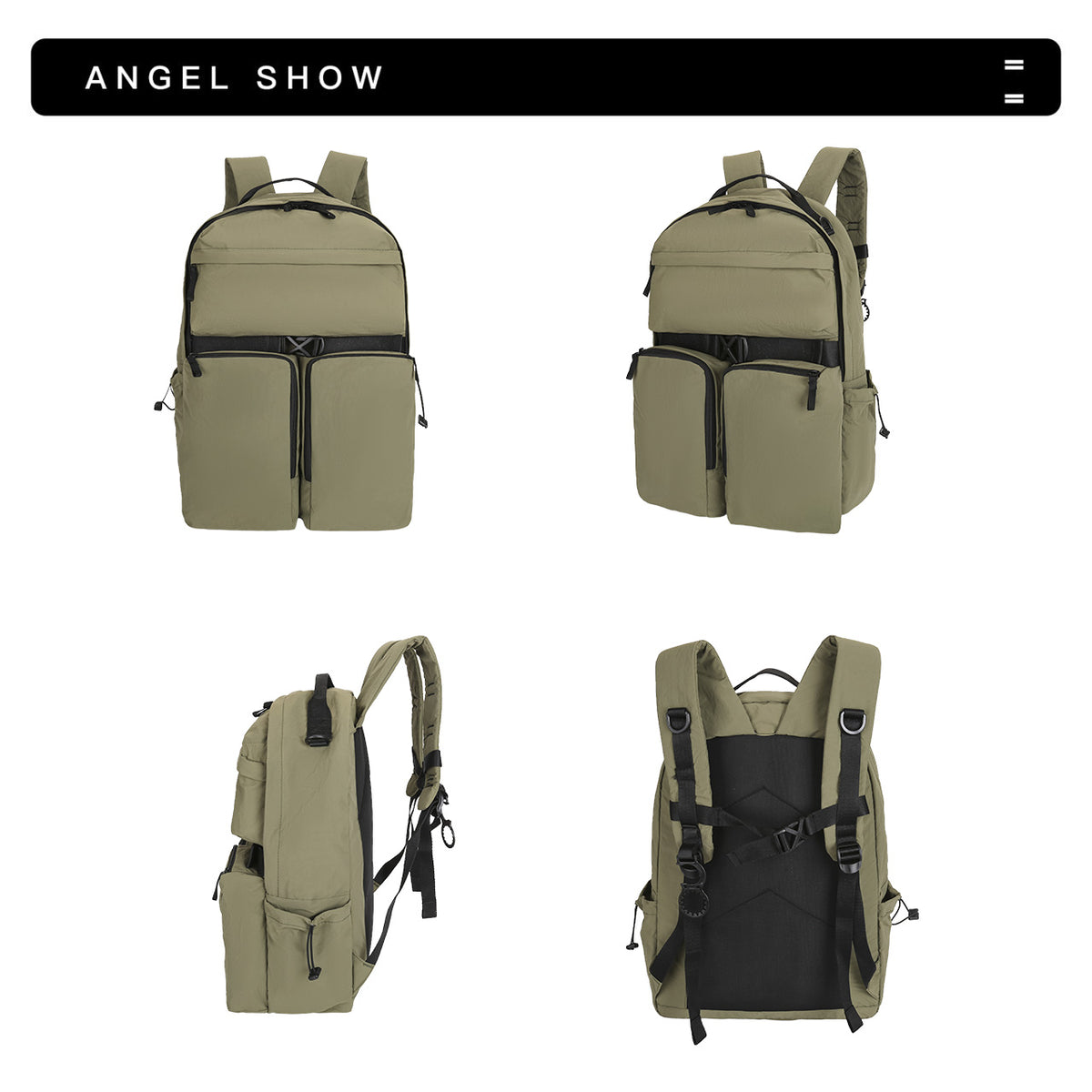 Unisex Backpack MBP24T04 - Baystory