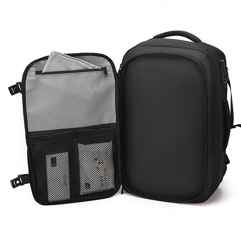 Vacuum Compression Backpack MBP25W37 - Space Saving Travel Backpack | 50% More Packing Space |