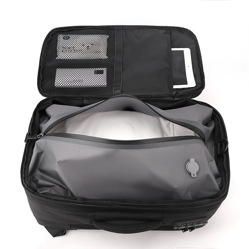 Vacuum Compression Backpack MBP25W37 - Space Saving Travel Backpack | 50% More Packing Space |
