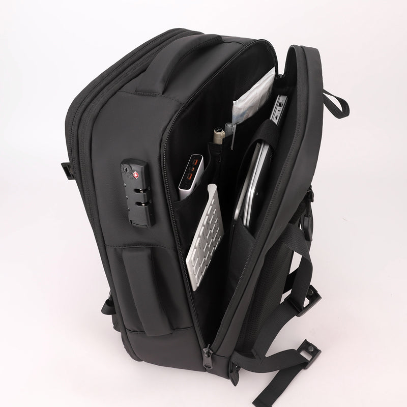 Vacuum Compression Backpack MBP25W37 - Space Saving Travel Backpack | 50% More Packing Space |